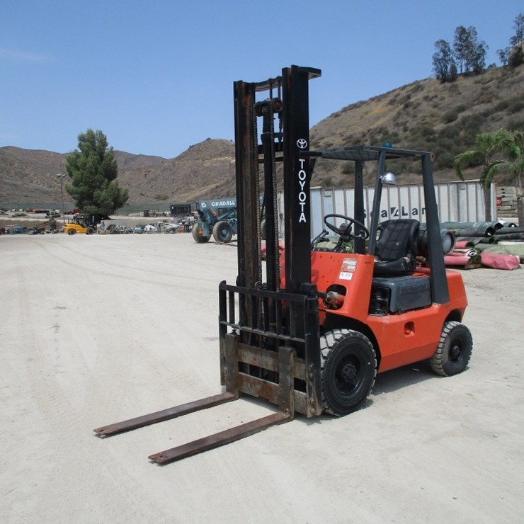 1987 Toyota 40-2FG25 Warehouse Forklift,