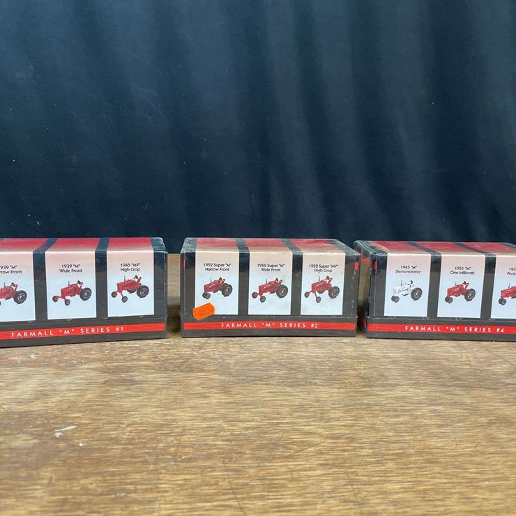 (3) 1/64 Farmall M Sets NIB Ertl