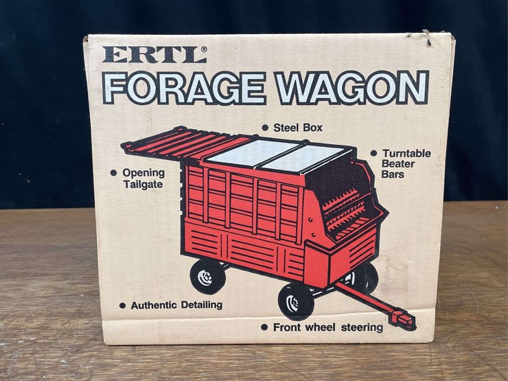 (2)-1/16-mccromick-wd-9-+-ih-forage-wagon-nib-ertl-image-16