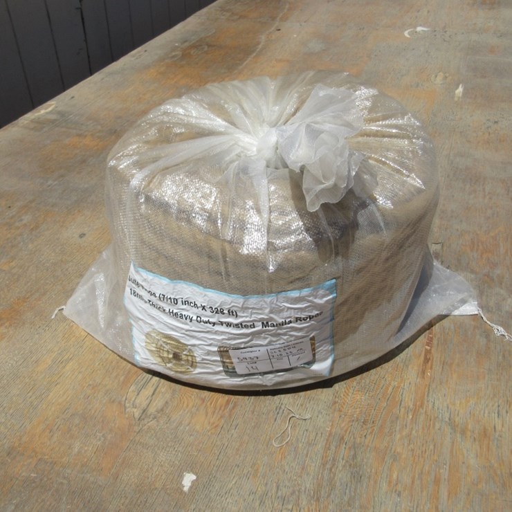 New Unused 7/10" x 328' Jute Rope