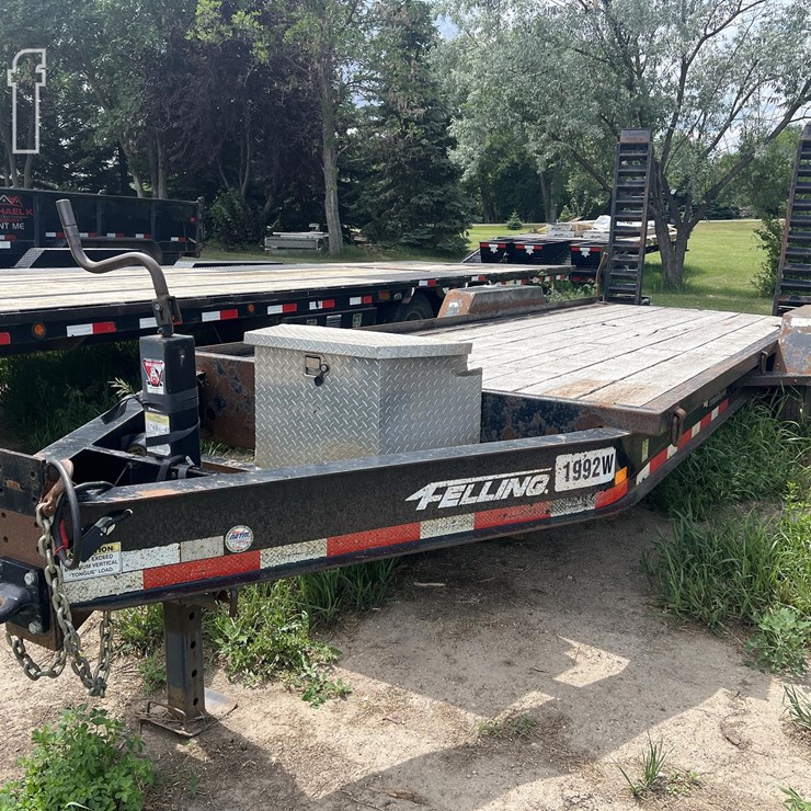 2012 FELLING 20FT PINTLE HITCH TRAILER