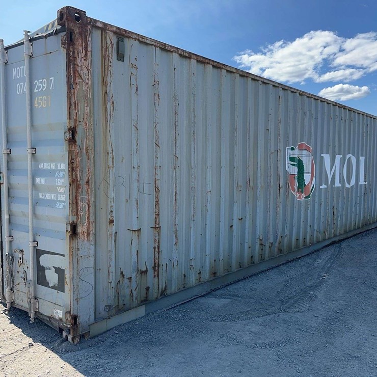 40’ Shipping Container-doors on one end only