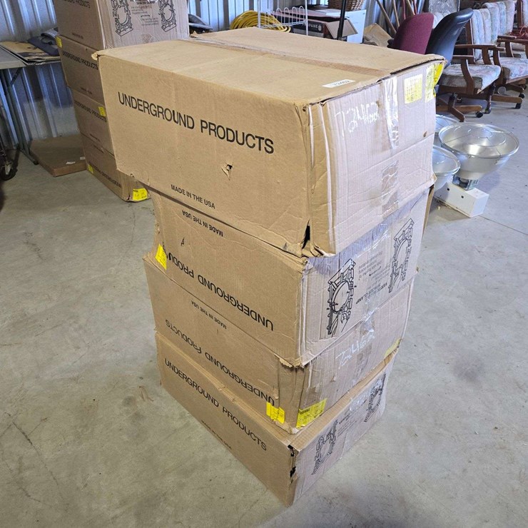 (4) Boxes of Irrigation Holds