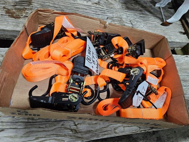 #437-•-new-8---1"-15'-ratchet-straps-image-6