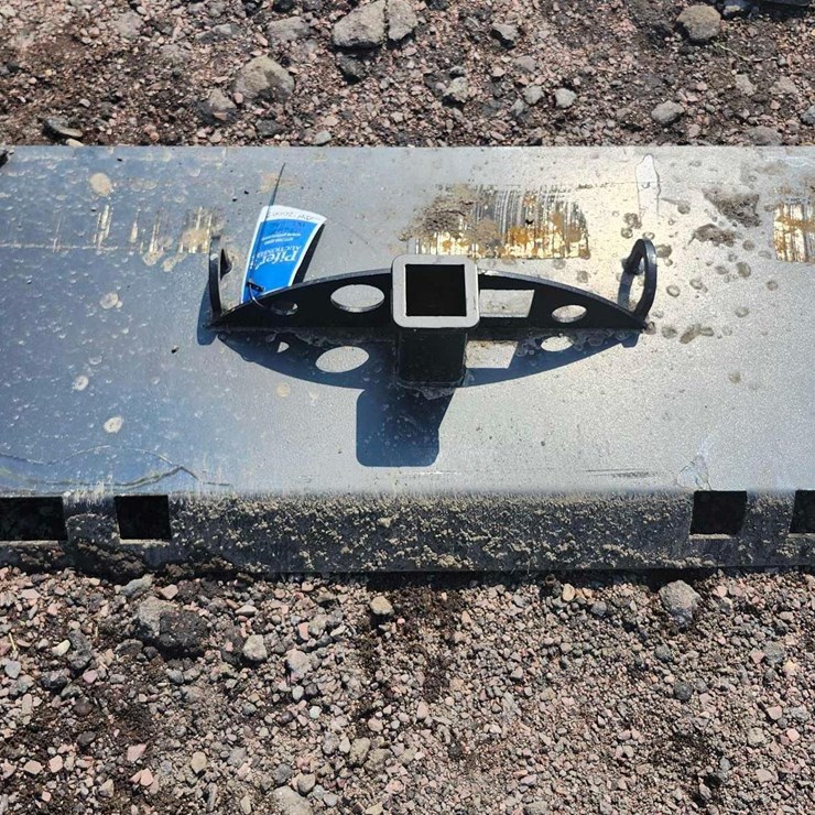 Heavy Duty 1/2 Moon Gusseted Skid Steer Receiver Hitch