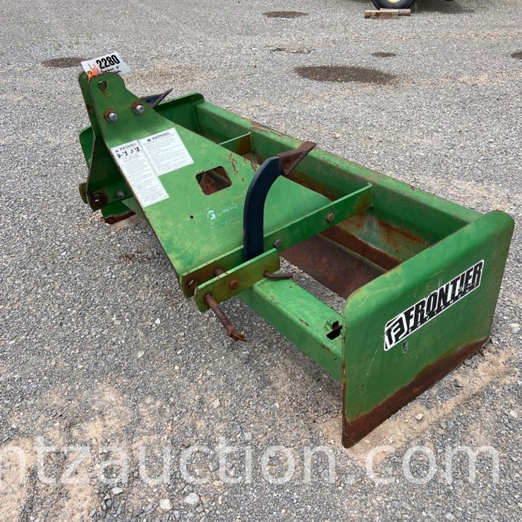 FRONTIER 5' BOX BLADE, 2 RIPPERS, 3PT
