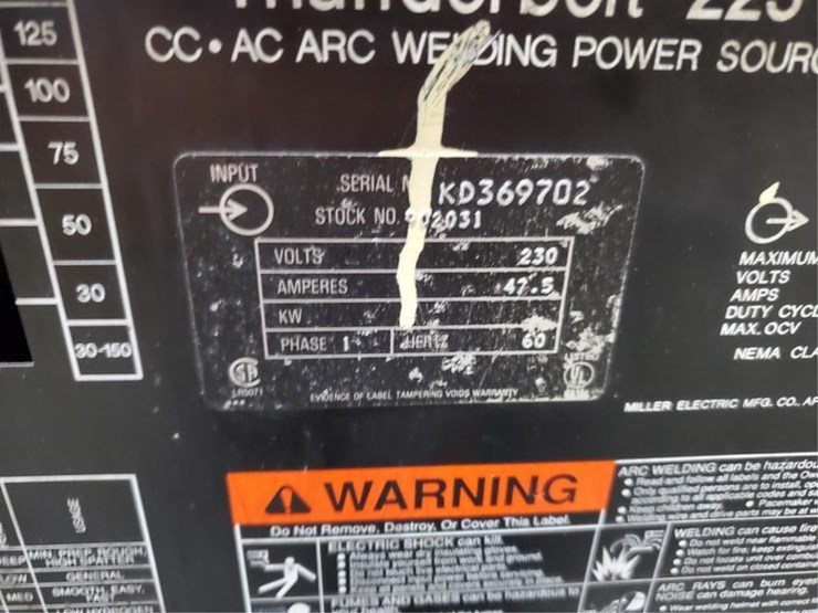 #357-•-miller-225-ac-welder-image-9