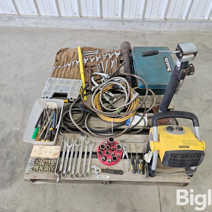 Pallet Of Misc. Tools, Parts, & Fasteners