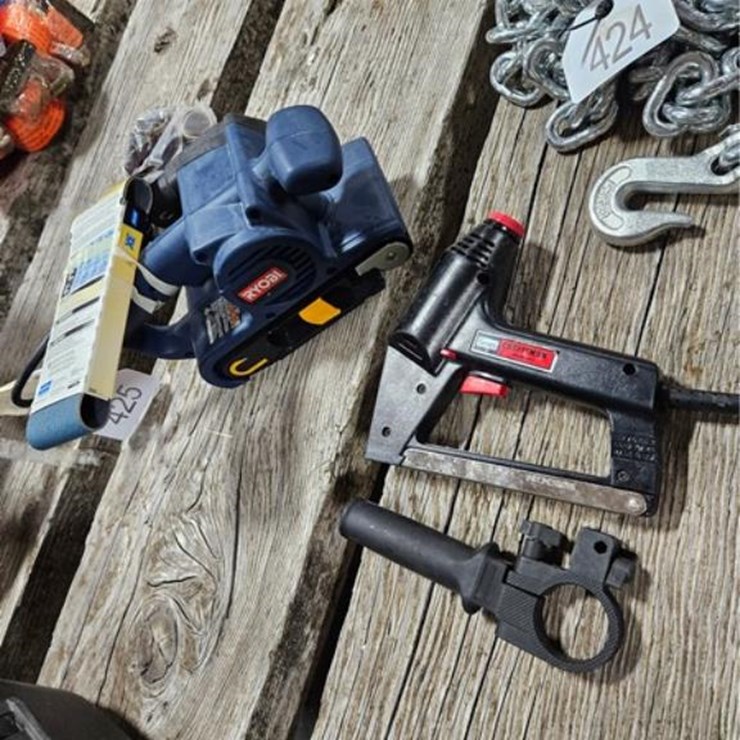 #425 • Ryobi Belt Sander & Craftsmen Stapler