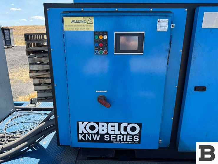 2008-kobelco-two-stage-air-cooled-stationary-air-compressor-image-8