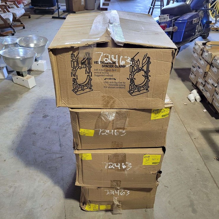 (4) Boxes of Irrigation Holds