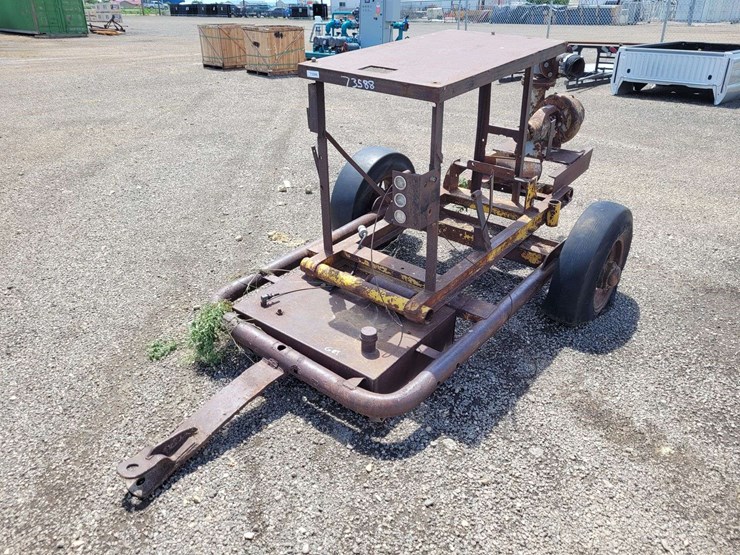 pump-mounted-to-drop-pin-single-axle-shopmade-trailer-image-1