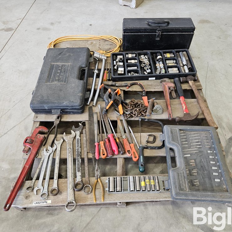 Pallet Of Misc. Tools, Parts, & Fasteners