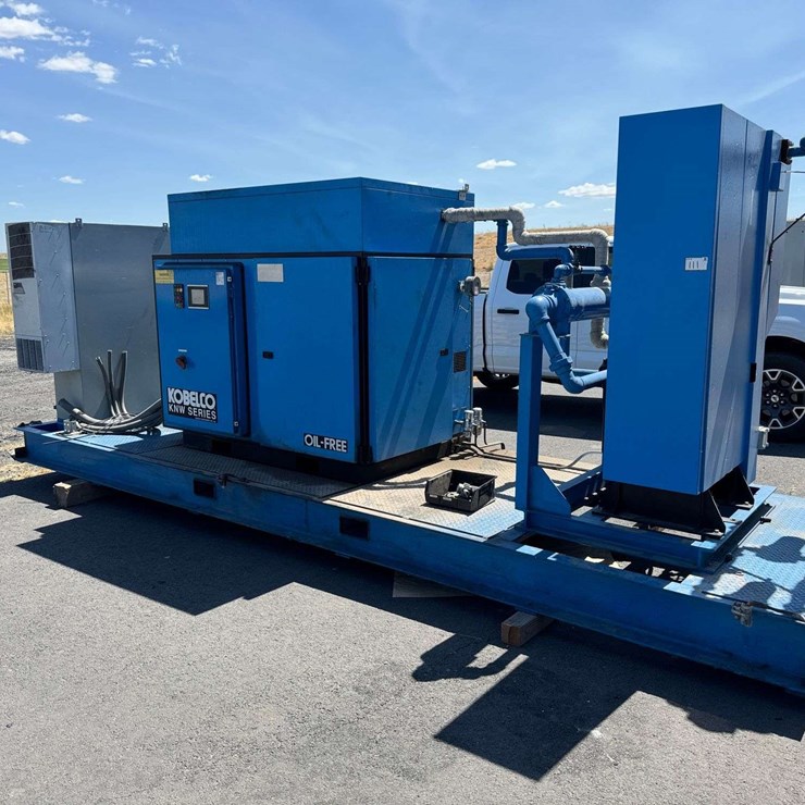 2008 Kobelco Two Stage Air Cooled Stationary Air Compressor