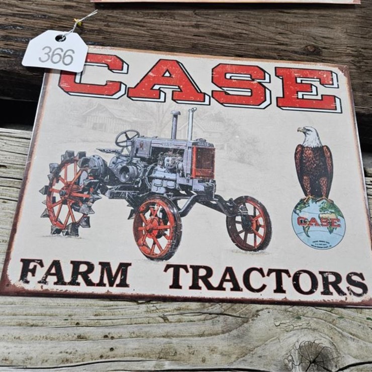 #366 • Case Farm Tractors Metal Sign