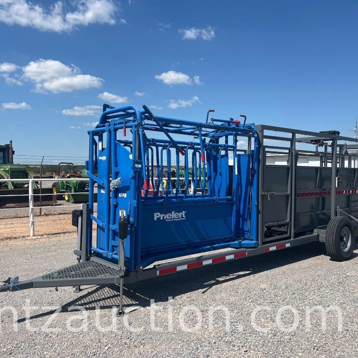PORTABLE CATTLE ALLEY & CHUTE, ELECT. SQUEEZE &