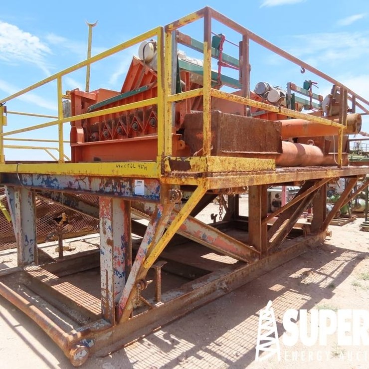 (R19-15) (2) MI SWACO Shale Shakers, on 4'6"H x 16