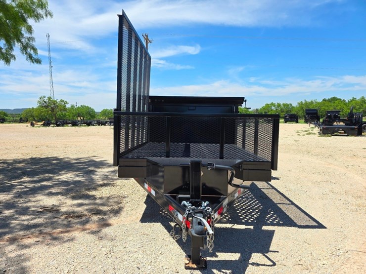 2024-bcl-fabrication-landscape-dump-trailer---heavy-duty-utility-trailer-for-mulch-debris-hauling-image-2