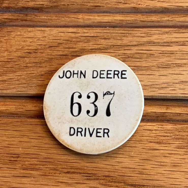 John Deere Driver Badge