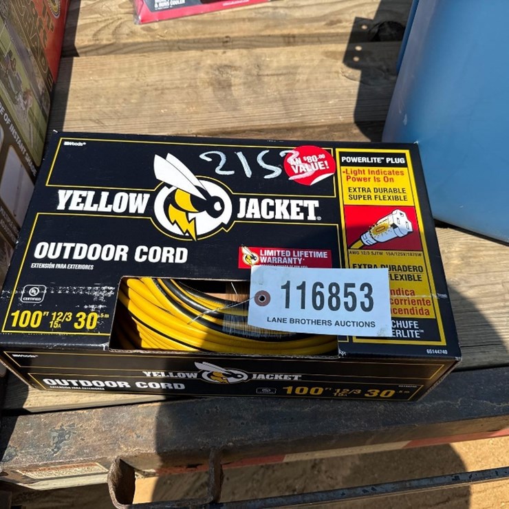 2153 - 12/3 WIRE - 100' EXTENSION CORD