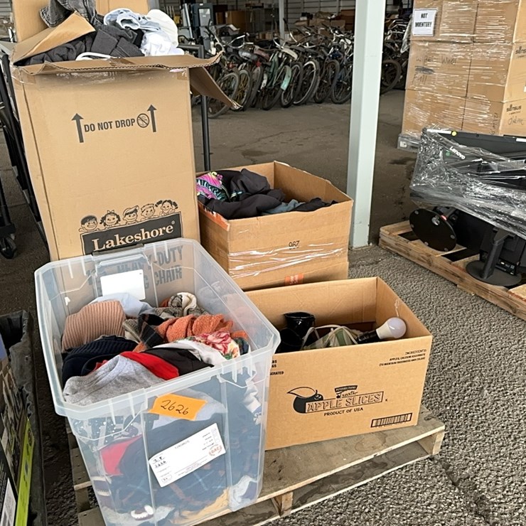 LOT#- 875- PALLET OF ASSORTED CLOTHING