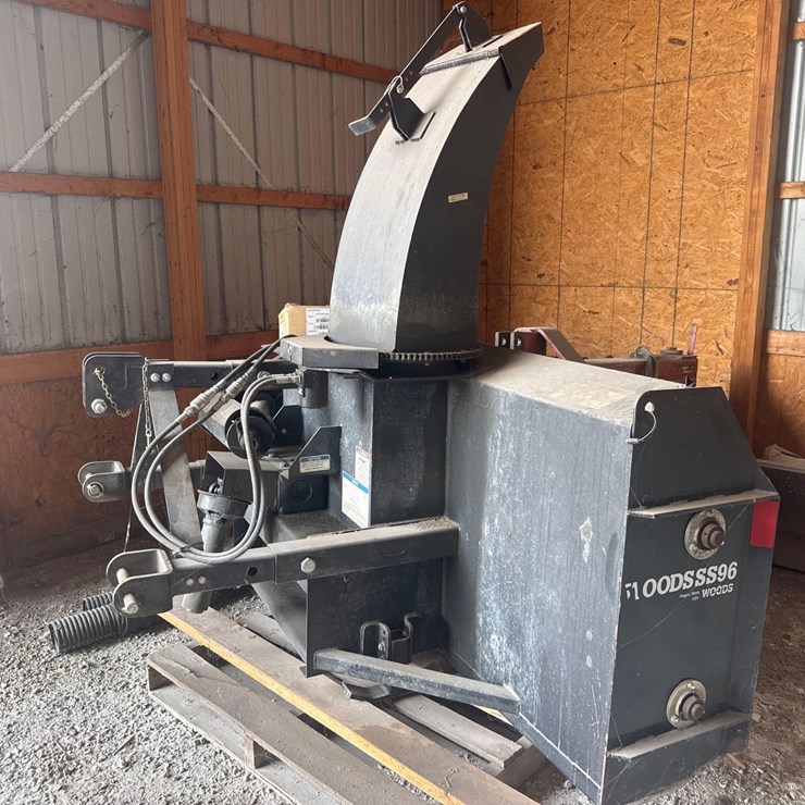 8’ Woods SS96 snow blower