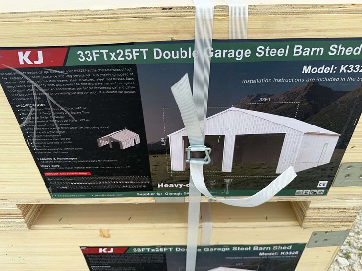 33-x-25ft-double-garage-steel-barn-shed-image-2