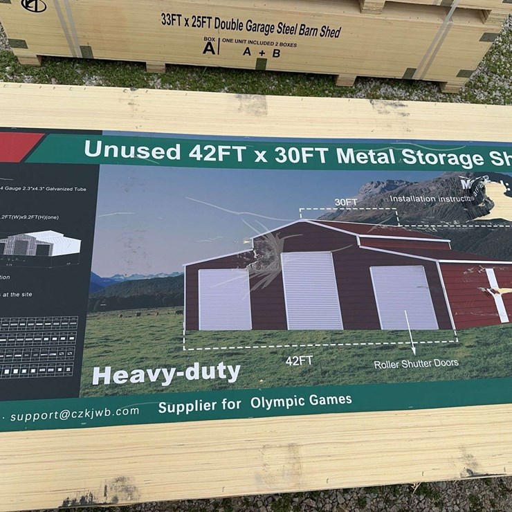 42 X 30FT Metal Storage Shed