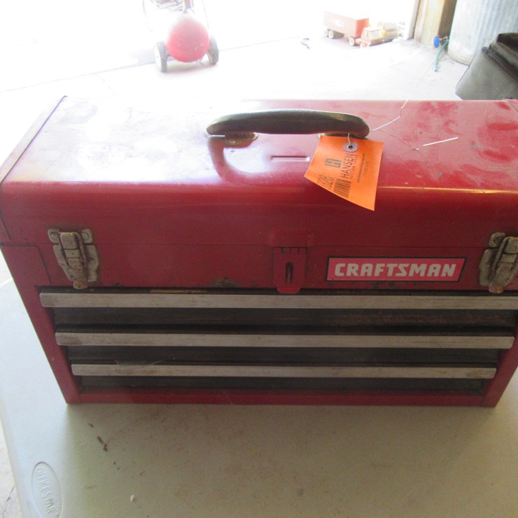 #8826 • Craftsman Tool Box with Tools