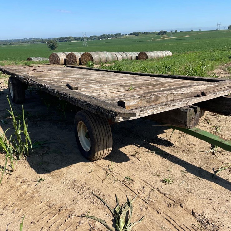 9ft x 24ft Wooden Flatbed