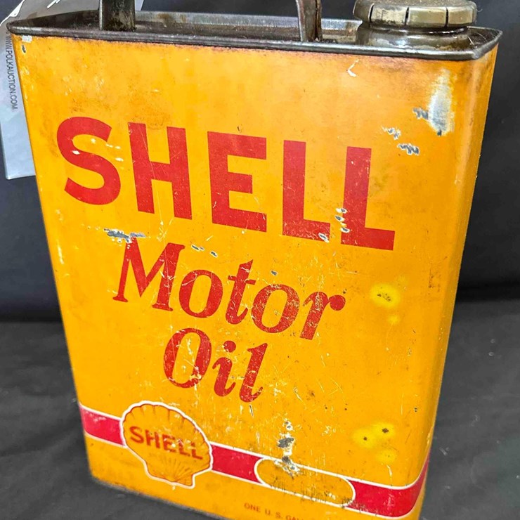1038 - SHELL MOTOR OIL 1-GALLON - EMPTY