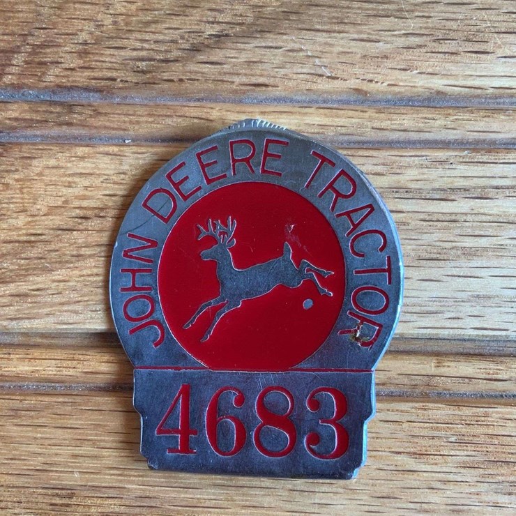 John Deere Tractor Employee Badge