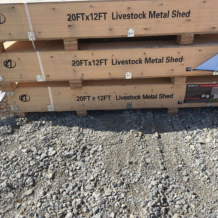 20 X 12FT Livestock Metal Shed