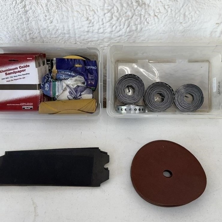 Sandpaper & Hanger Strap