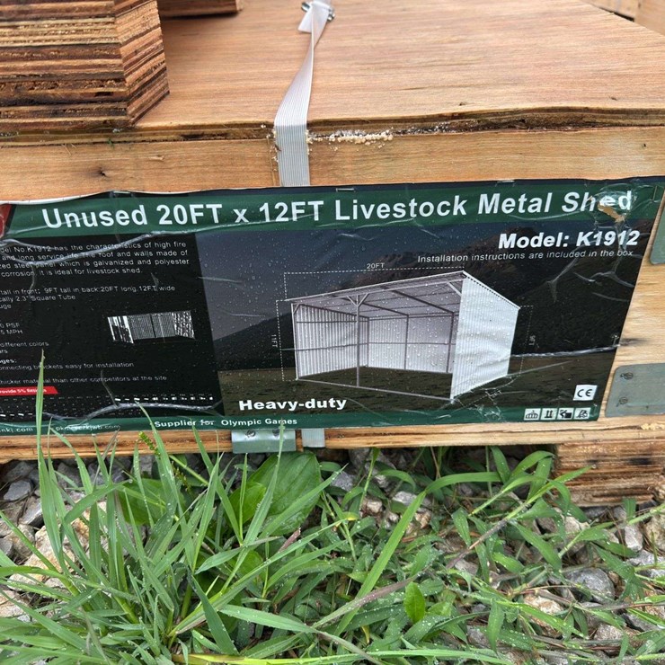 20 X 12 Ft Livestock Metal Shed