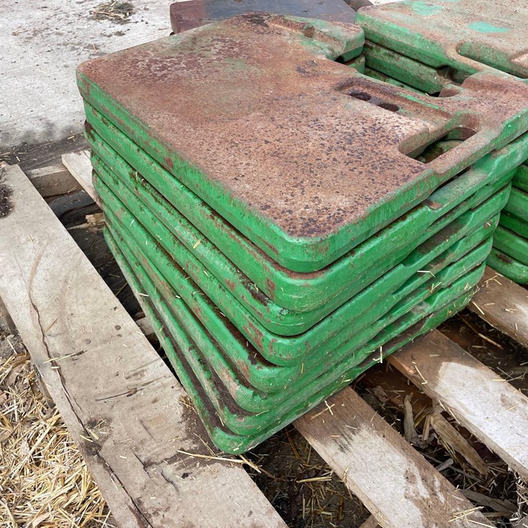 8-John Deere Suitcase Weights