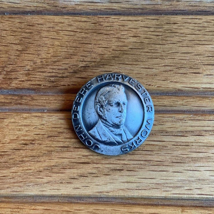 John Deere Harvester Works Employee Badge
