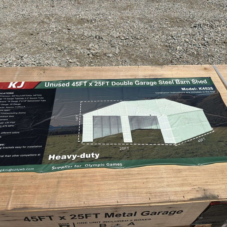 45 X 25FT Metal Garage