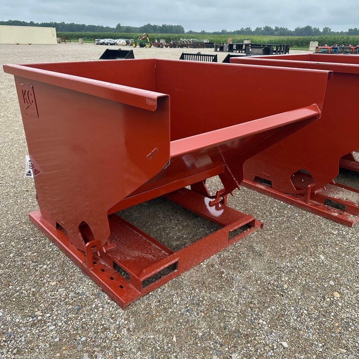 107 - 2.0 CY. SELF DUMPING HOPPER W/ FORK POCKETS