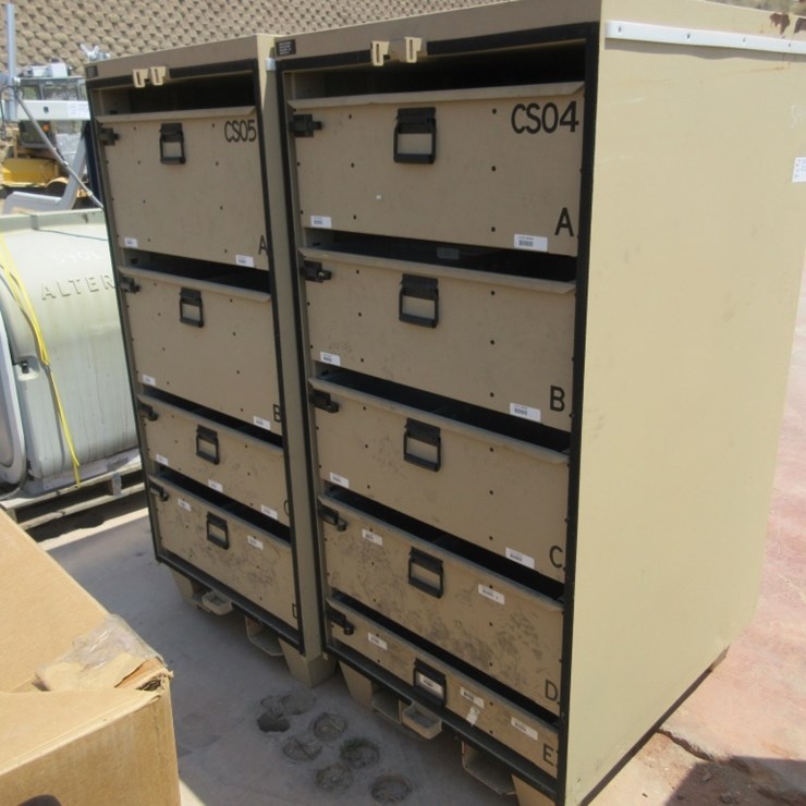 Lot Of (2) 74" x 34" x 42" Module Hull Containers,