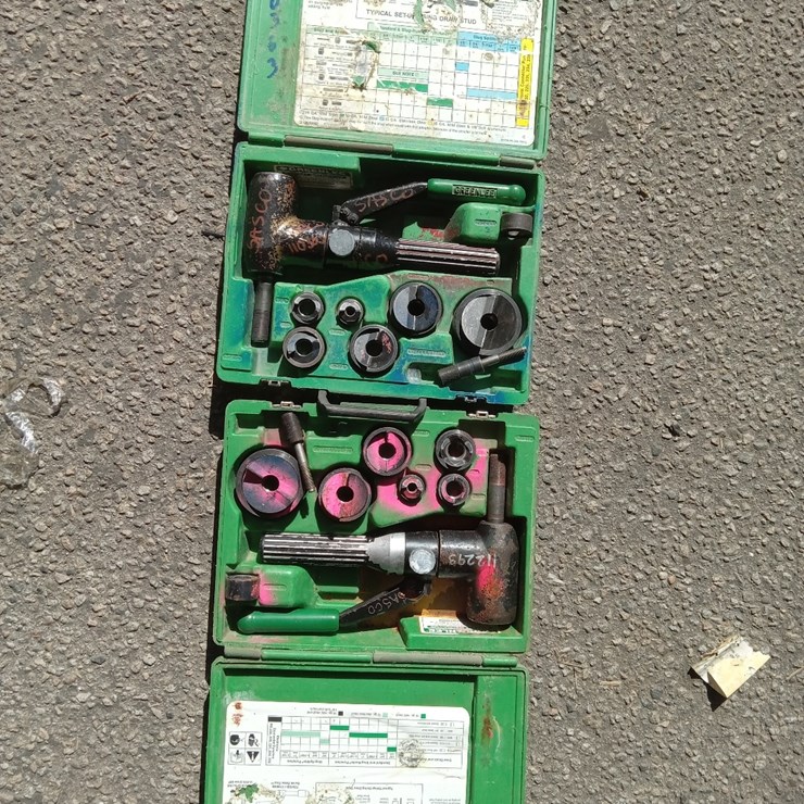 LOT#-738- GREENLEE HYDRAULIC  PUNCH DRIVER