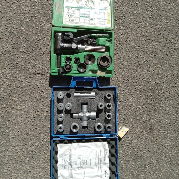 LOT#-737-GREENLEE HYDRAULIC PUNCH DRIVER SET