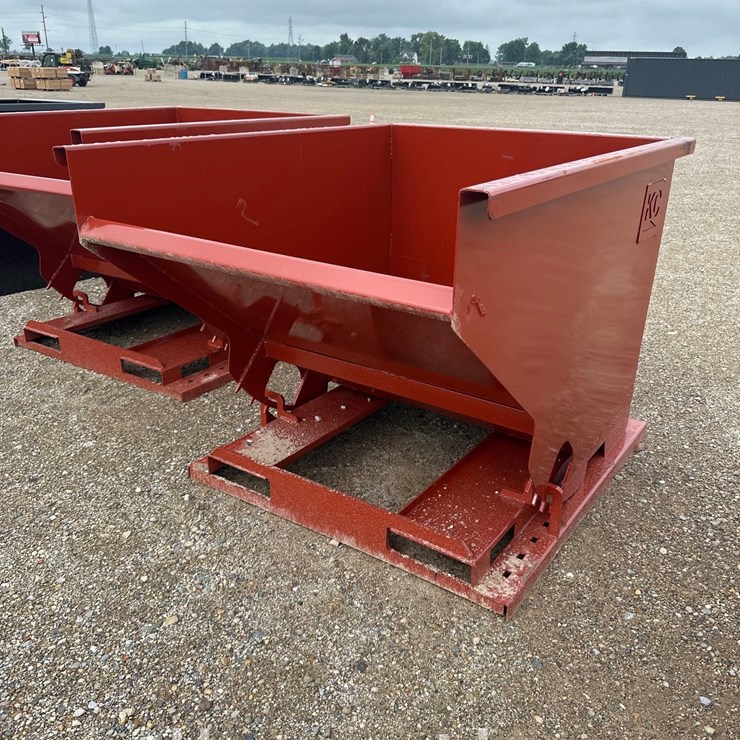 106 - 2.0 CY. SELF DUMPING HOPPER W/ FORK POCKETS