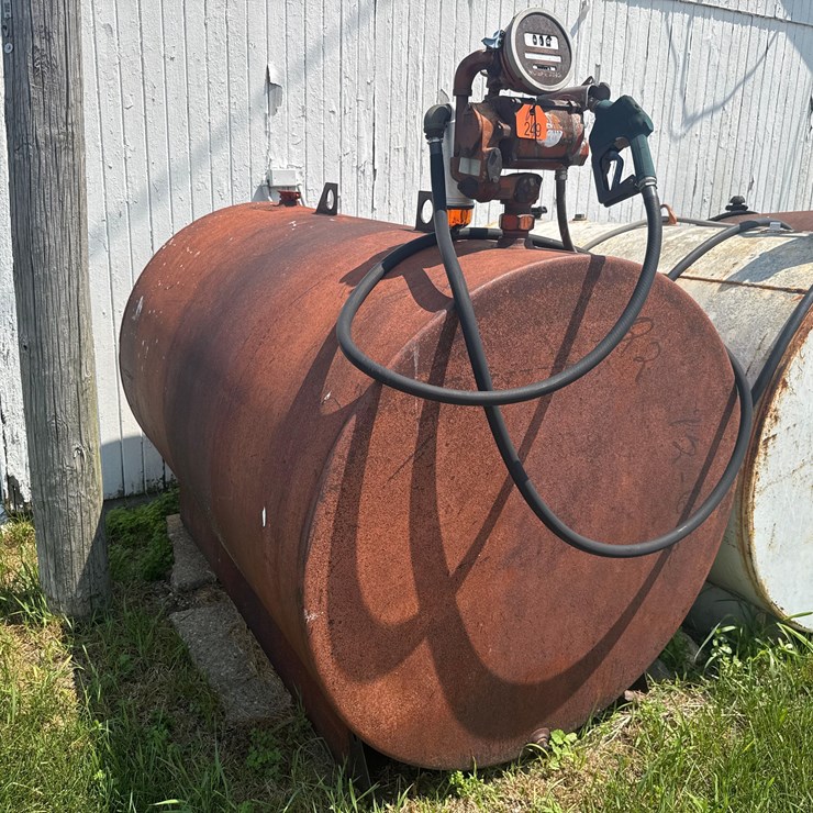 Tag #249, 500 gal fuel tank
