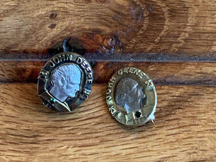 (2)-john-deere-25-year-service-pins-image-1