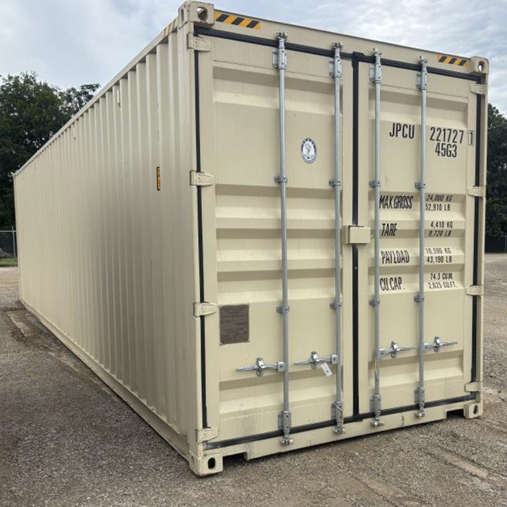 #142 • 40' High Cube Conex Shipping Container - One Trip