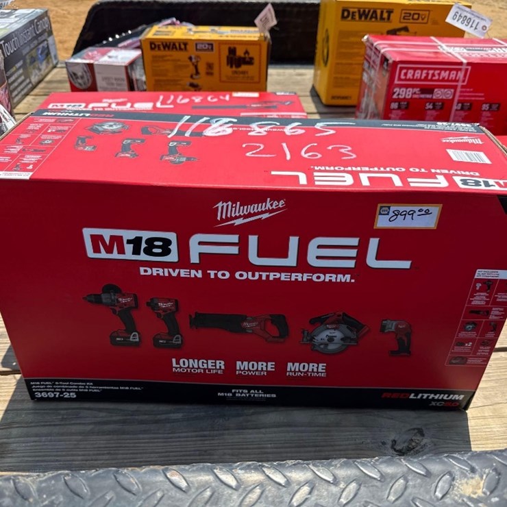 2162 - MILWAUKEE 5 PC TOOL KIT