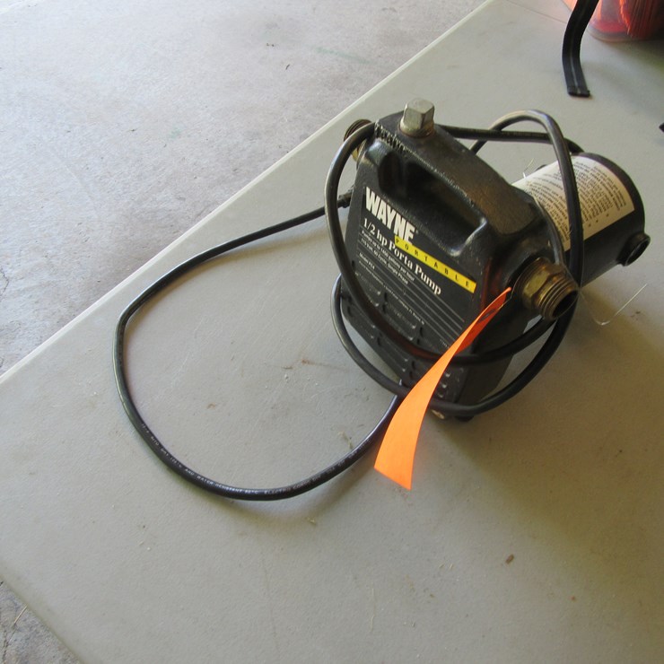 #8824 • Wayne 1/2 hp Porta Pump