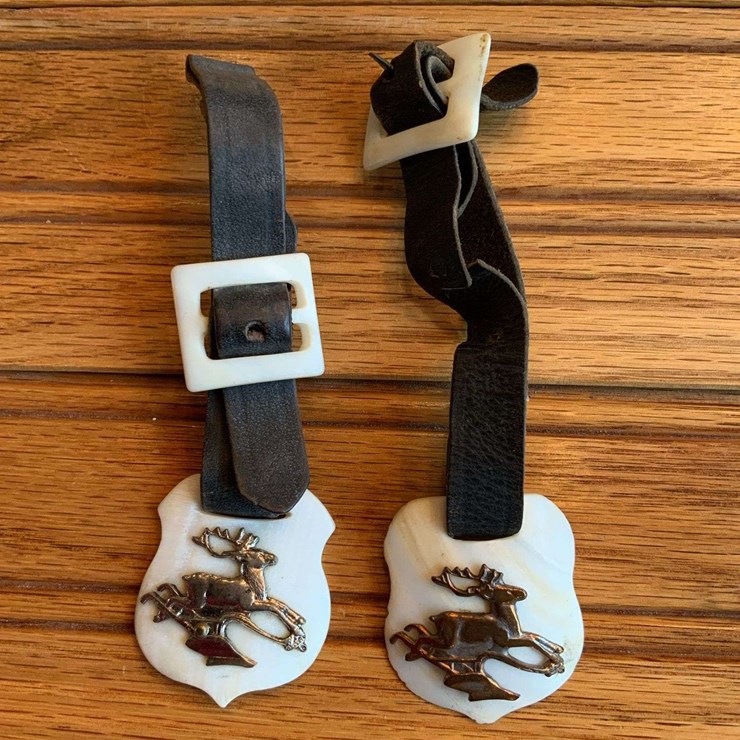 (2) John Deere Pearl Watch Fobs