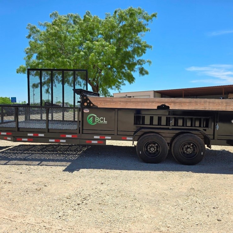 2024 BCL Fabrication Landscape Dump Trailer - Heavy-Duty Utility Trailer for Mulch Debris Hauling